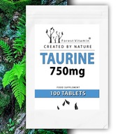 TAURYNA 750mg TAURINE 100tab MOCNA REGENARACJA