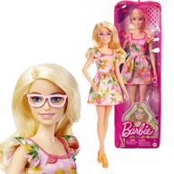 Blond Barbie Bábika Fashionistas v Letnej Sukience