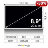 LED OLED reflektor lesklý 8,9 " 1024 x 600 Whitenergy 06453