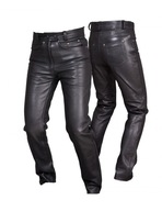 Spodnie skórzane L&J SSM003 Black M