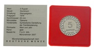 [M0171] Indonezja 5 rupii 1974 r. FAO st. 1