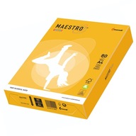 PAPIER KSERO INTENSYWNY MAESTRO COLOR A4 80G ŻÓŁTY SŁONECZNY SY40 500ark.