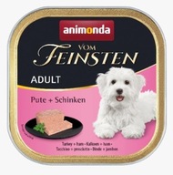 Animonda vom Feinsten Adult Dog INDYK Z SZYNKĄ mokra karma dla psa 150g