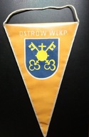 PROPORCZYK - OSTRÓW WIELKOPOLSKI herb PRL godło