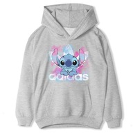 Stitch Farebné Logo Detská mikina s kapucňou