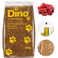DINO sucha karma dla psa z wołowiną 20kg Cargill karma dla psów dorosłych