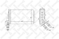 Stellox 10-35043-SX Výmenník tepla, vykurovanie interiéru