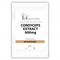 FOREST VITAMIN Cordyceps extrakt 600 mg 60 kapsúl