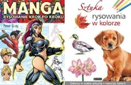 Manga Rysowanie + Sztuka rysowania w kolorze