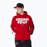 Pánska mikina New Era NBA Large Graphic OS Hoody Chicago Bulls red M