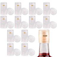 10x ZMRŠŤOVACIE KAPUCNE DLHÁ 31/60 transparentné pre fľaše na víno