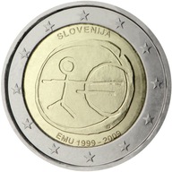 2 euro 2009 10 lat systemu euro Słowenia Mennicza okolicznościowe