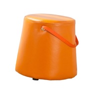 Stolička na nohy Podnožka s oranžovou farbou