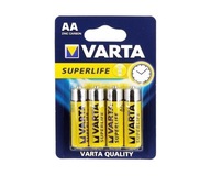 4x Bateria VARTA SUPERLIFE R6 AA cynkowa 1,5V