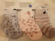 Ponožky dojčenské LUPILU PURE 3 páry veľ. 15-18
