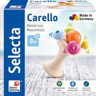 SELECTA CARELLO drevená hrkálka 11cm