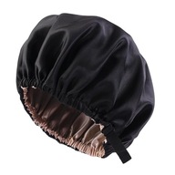 1ks čiapka Bonnet na nočné spanie pre 36 cm čierny