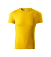 Detské tričko MALFINI 100 % bavlna PELICAN ŽLTÁ 122 cm/6 rokov
