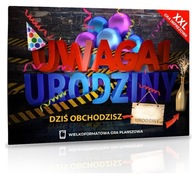 Figyelem! Születésnapi Party Szülinapi Játék XXL Grammi