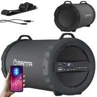 GŁOŚNIK PRZENOŚNY BLUETOOTH BOOMBOX TUBA FM MANTA PREZENT