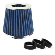 Vzduchový filter kužeľový modrý 3 adaptéry