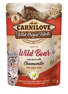 CARNILOVE Cat Pouch Wild Boar & Chamomile z dzikiem 85g