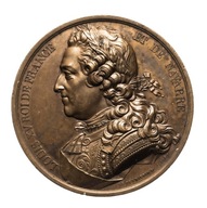 Francja, Ludwik XV, medal z serii Galeria Numizmatyki Królów Francji