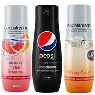 Pepsi Max i smaki owoców 0 cukru syrop SodaStream