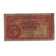 Banknot, Czechosłowacja, 5 Korun, 1949, 1949-01-25