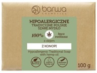 Barwa hipoalergiczne szare mydło z olejem z konopi 100g