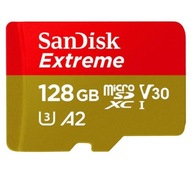 Karta pamięci z adapterem SanDisk microSDXC 128GB Extreme 190MB/s A2 V30