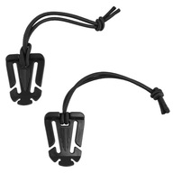 Klamra montażowa Uniwersalna SHOCK CORD MFH 2szt UCHWYT DO MOCOWANIA Black