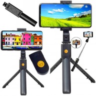 STATYW NA TELEFON TRIPOD + Pilot BLUETOOTH Selfie Kij TELESKOPOWY DO ZDJĘĆ