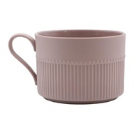 Nowoczesna filiżanka kawy Kubek herbaciany Kubek porcelanowy do biura Różowy 8,8 x 8,8 x 6,5 cm