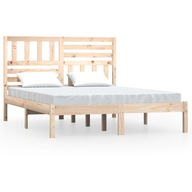 vidaXL Rám postele, masívne borovicové drevo, 120x200 cm
