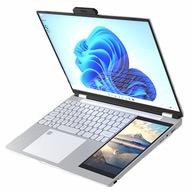 Laptop o przekątnej 15,6 cala z dwoma ekranami i 7-calowym ekranem dotykowym obsługującym funkcję pisma odręcznego