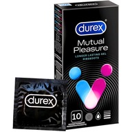 Prezerwatywy Durex MUTUAL PLEASURE opóźniające potęgujące prążki i wypustki