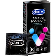 Prezerwatywy Durex MUTUAL PLEASURE opóźniające przedłużają stosunek prążki