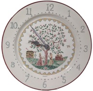 VILLEROY BOCH American Sampler porcelánové vintage hodiny