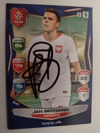 Karta panini autograf Polska Jan Bednarek PZPN