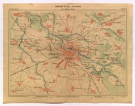 WROCŁAW. Mapa Wrocławia i okolic- Breslau et ses Environs