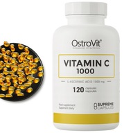 Vitamín C 1000 mg Kyselina L-askorbová 120 kapsúl OstroVit Imunita