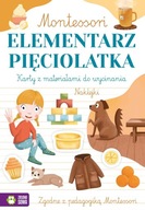 Montessori. Elementarz Pięciolatka Ćwiczenia Karty + Naklejki Zielona Sowa