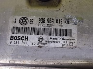 VW PASSAT B5 control unit of the engine 0281011195