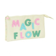 Peračník Trojitý Glow Lab Magic flow Béžový 22 x 12 x 3 cm