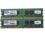 Pamięć DDR2 2GB 667MHz PC5300 Goodram 2x 1GB Dual