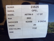 Opel Astra II G door front right lak. Y12Z kombi