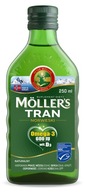 Mollers Tran Nórsky, prírodný, tekutý, 250 ml