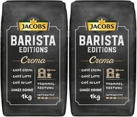 Zestaw 2 x Jacobs Barista Crema kawa ziarnista 1kg