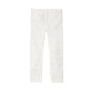 Spodnie Mayoral 509 białe bawełniane slim fit r.128